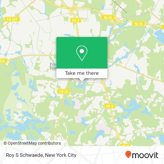 Mapa de Roy S Schwaede