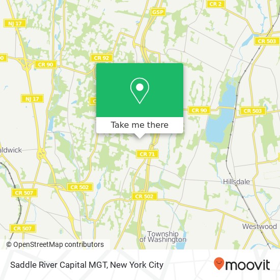 Mapa de Saddle River Capital MGT