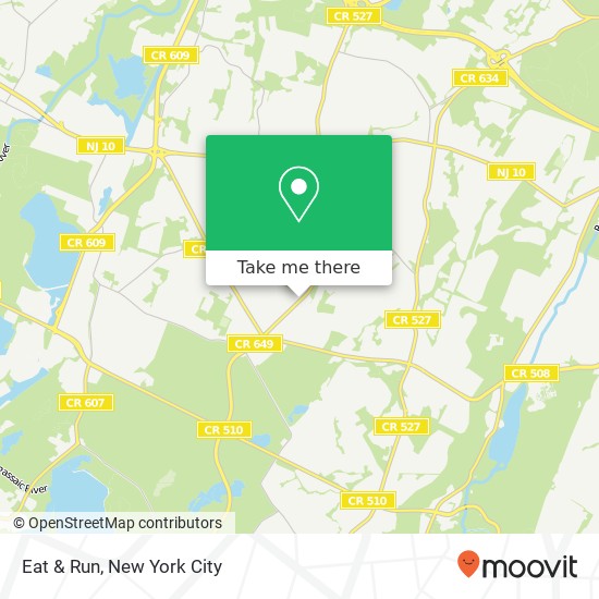 Mapa de Eat & Run