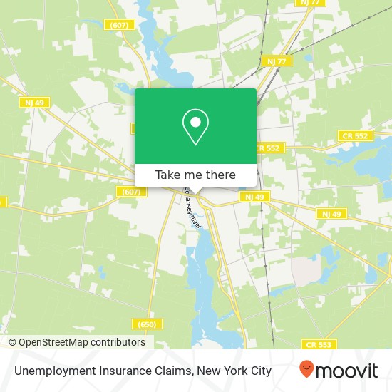 Unemployment Insurance Claims map