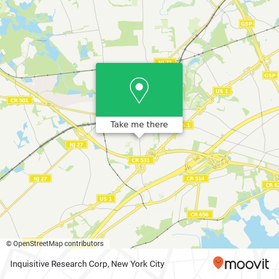 Mapa de Inquisitive Research Corp