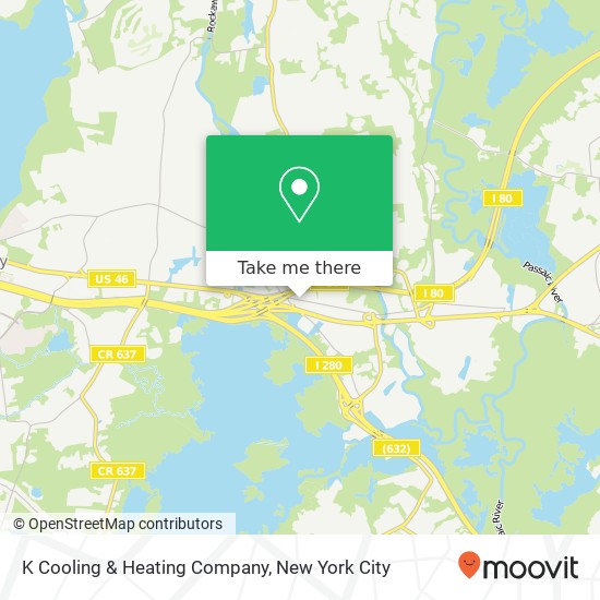 K Cooling & Heating Company map