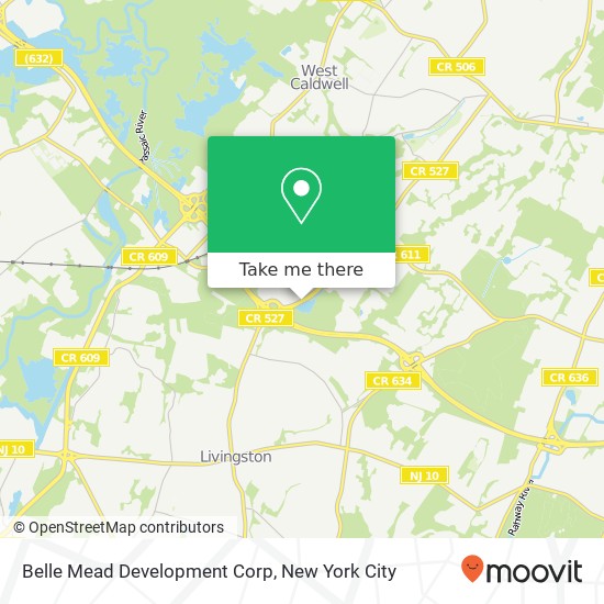 Belle Mead Development Corp map