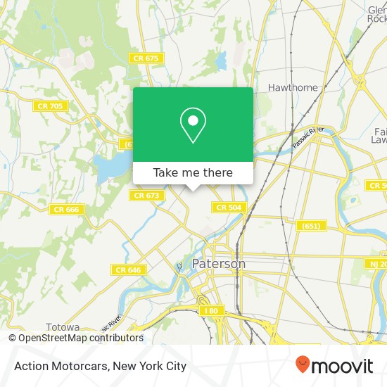 Action Motorcars map