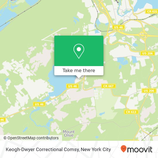 Keogh-Dwyer Correctional Comsy map