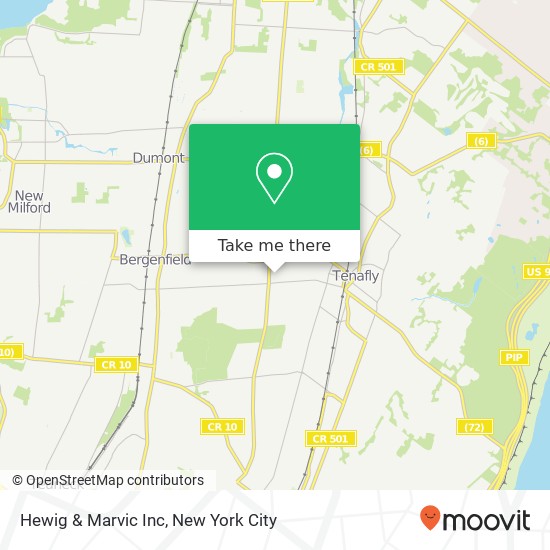 Hewig & Marvic Inc map