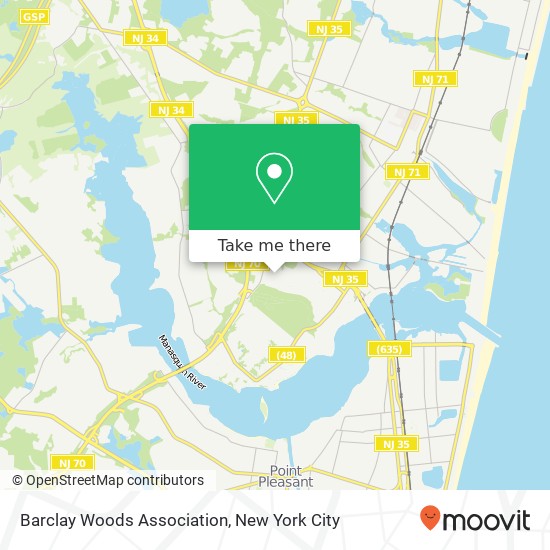 Barclay Woods Association map