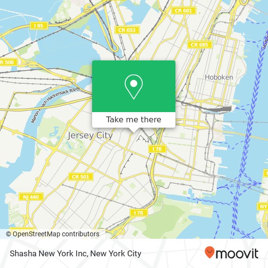 Shasha New York Inc map