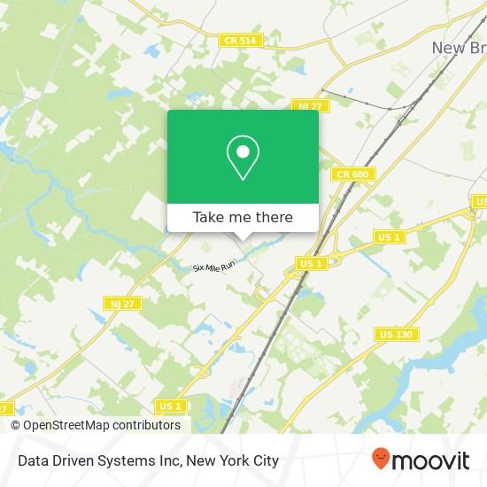 Data Driven Systems Inc map