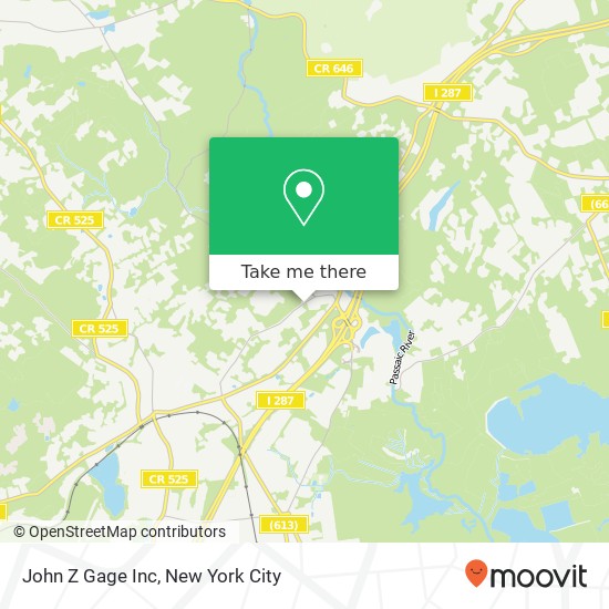 Mapa de John Z Gage Inc