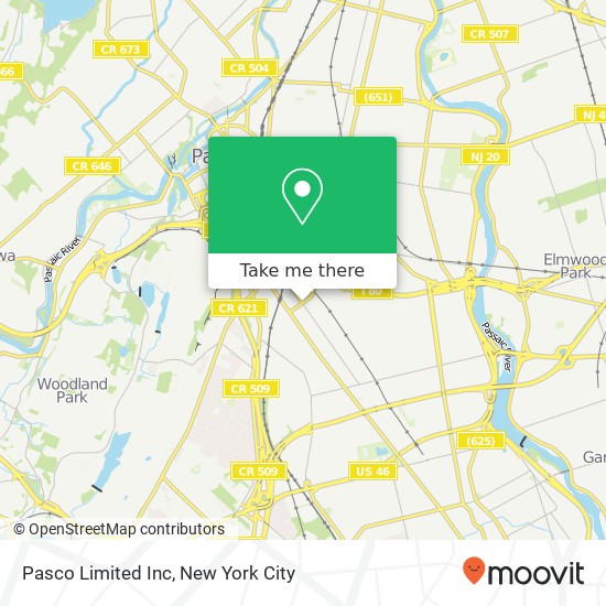 Mapa de Pasco Limited Inc