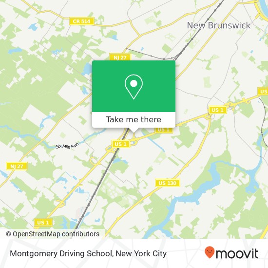 Mapa de Montgomery Driving School