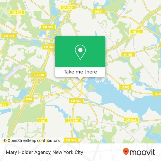 Mapa de Mary Holder Agency