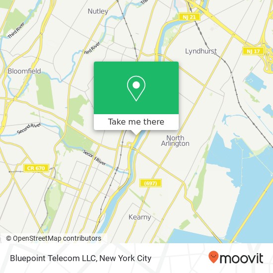 Bluepoint Telecom LLC map