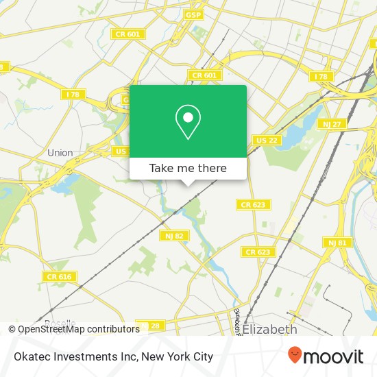 Mapa de Okatec Investments Inc