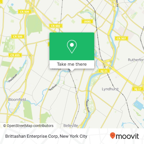 Brittashan Enterprise Corp map