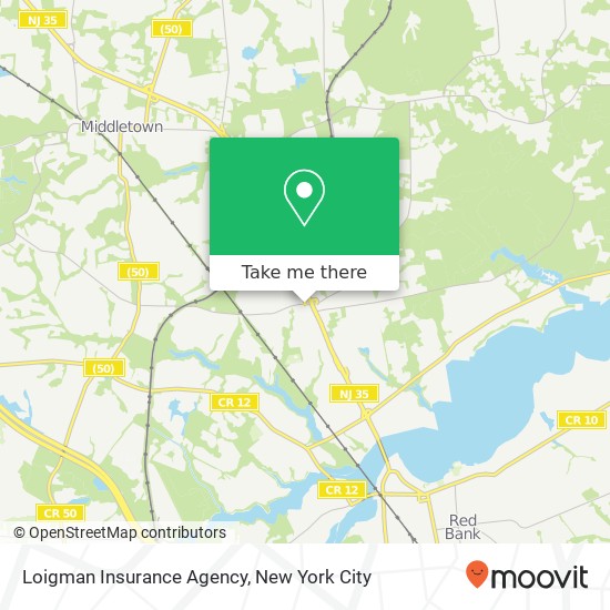 Mapa de Loigman Insurance Agency