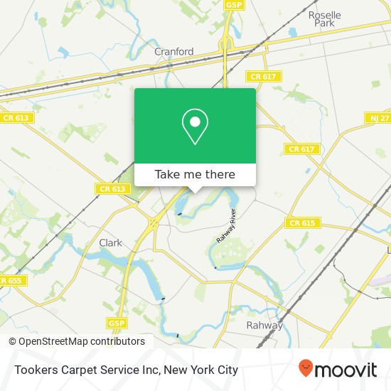 Tookers Carpet Service Inc map