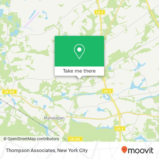 Thompson Associates map