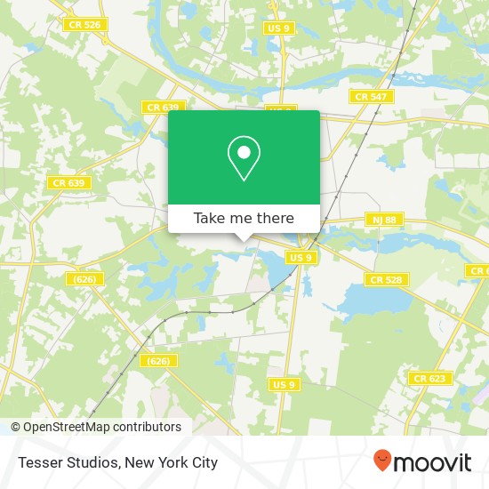 Tesser Studios map