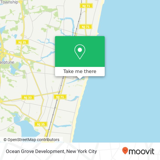 Ocean Grove Development map