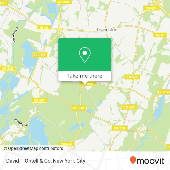 David T Ontell & Co map