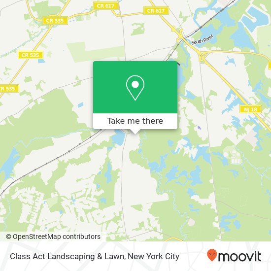 Class Act Landscaping & Lawn map