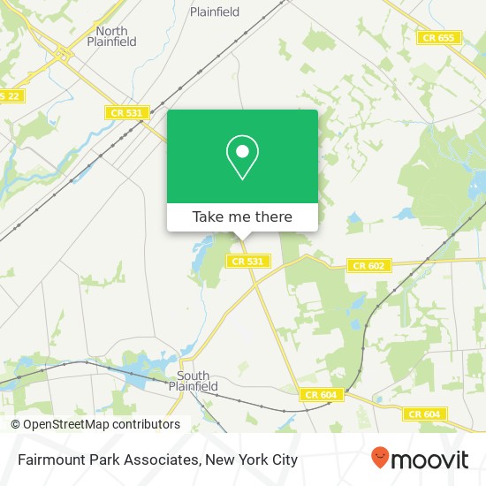 Mapa de Fairmount Park Associates