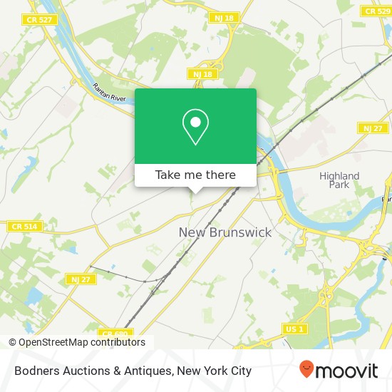 Bodners Auctions & Antiques map