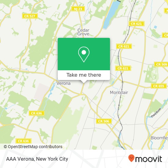 Mapa de AAA Verona