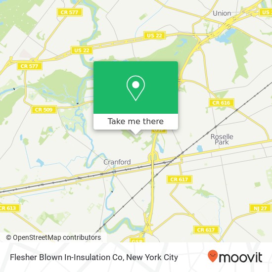 Flesher Blown In-Insulation Co map