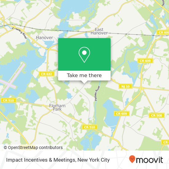 Impact Incentives & Meetings map