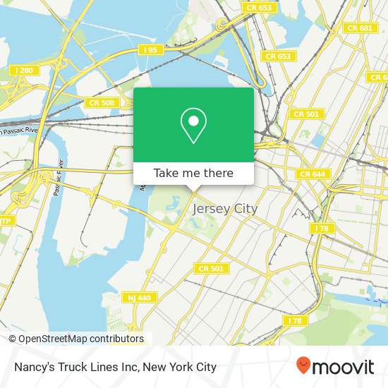 Nancy's Truck Lines Inc map