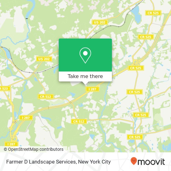 Farmer D Landscape Services map