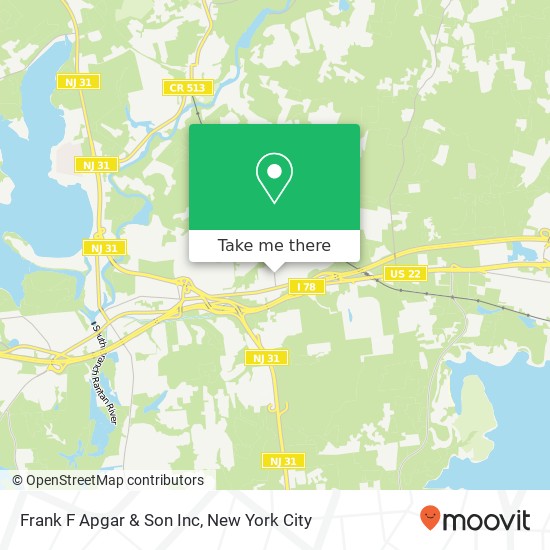 Mapa de Frank F Apgar & Son Inc