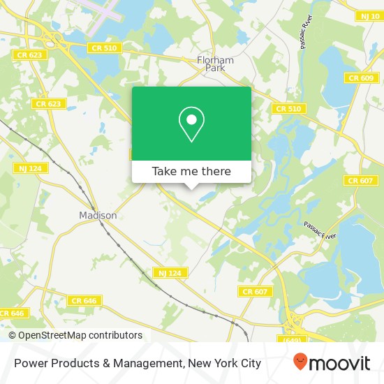 Power Products & Management map