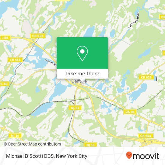 Michael B Scotti DDS map