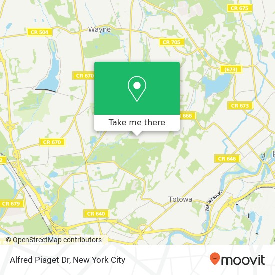 Alfred Piaget Dr map