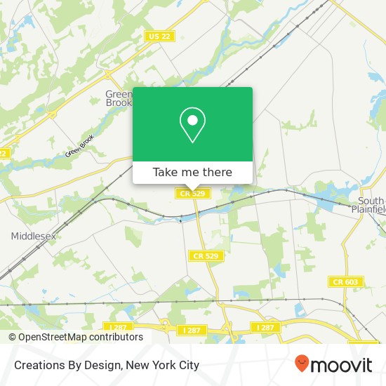 Creations By Design map