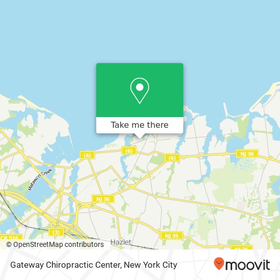 Gateway Chiropractic Center map