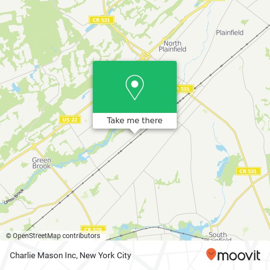 Charlie Mason Inc map