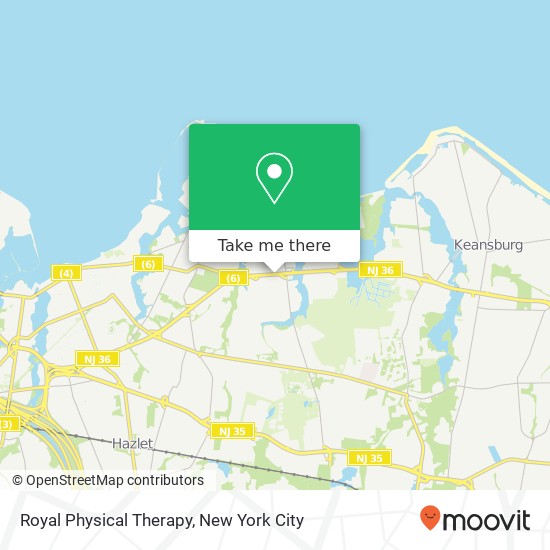 Mapa de Royal Physical Therapy