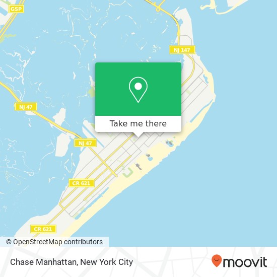 Chase Manhattan map