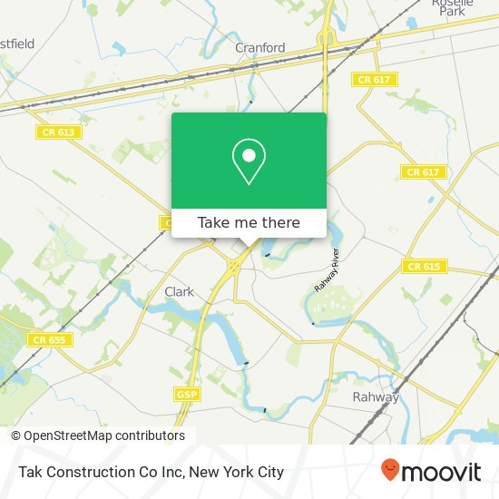 Mapa de Tak Construction Co Inc