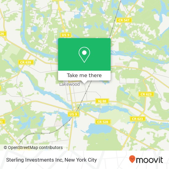 Mapa de Sterling Investments Inc