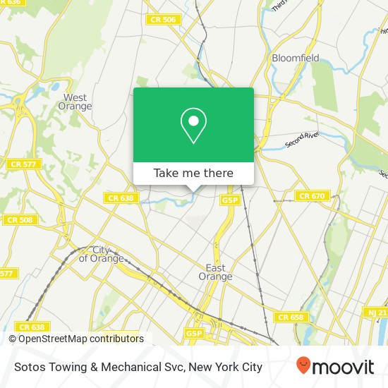 Sotos Towing & Mechanical Svc map