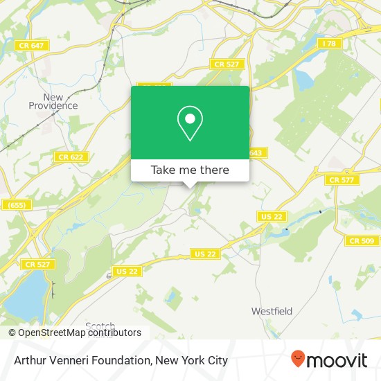Arthur Venneri Foundation map