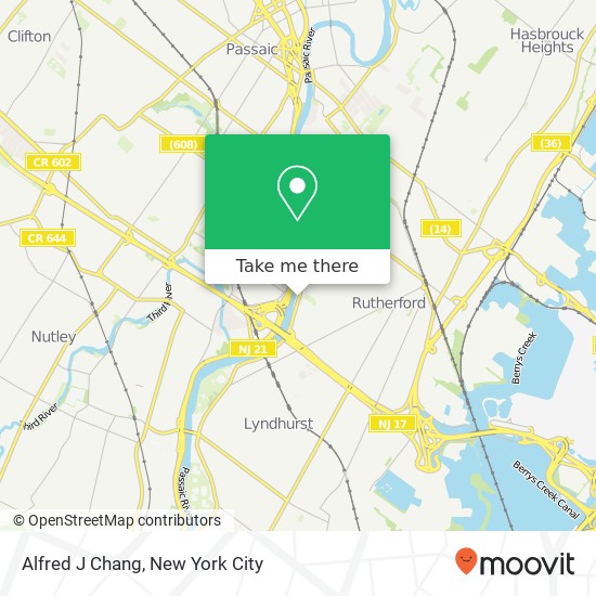 Mapa de Alfred J Chang