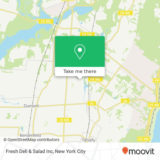 Mapa de Fresh Deli & Salad Inc