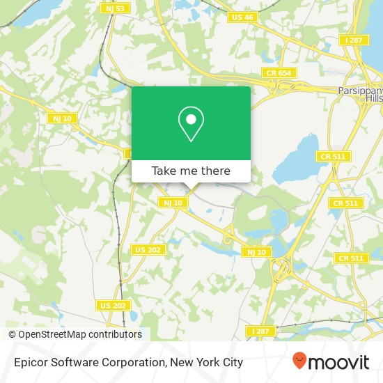 Mapa de Epicor Software Corporation